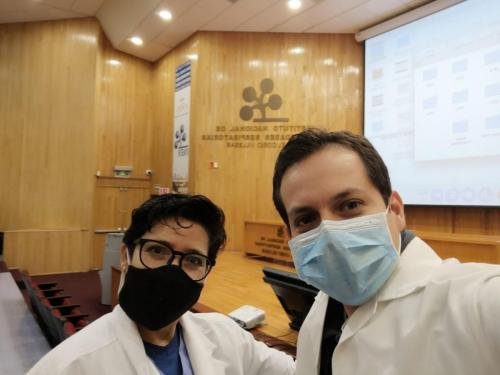 Dra. Susana Galicia y Dr. Jorge López. Sesión general rehabilitación pulmonar. INER 2020. Ciudad de México.